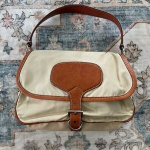 Prada Sand Vintage Shoulder Bag